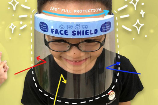 Kid face shield