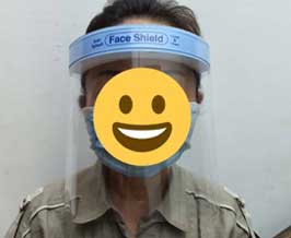 Protective face shield