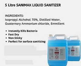 Sanimax 5L Sanitizer